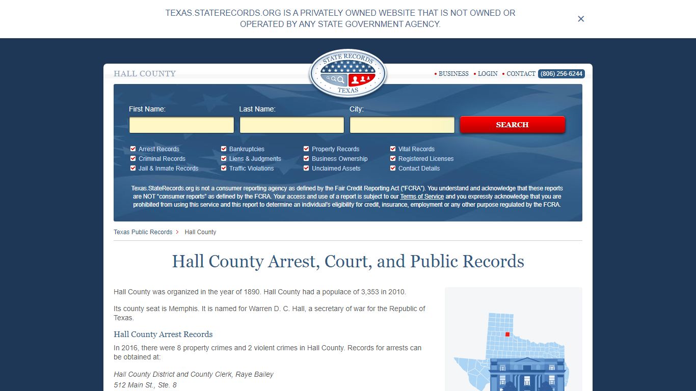 Hall County Arrest, Court, and Public Records