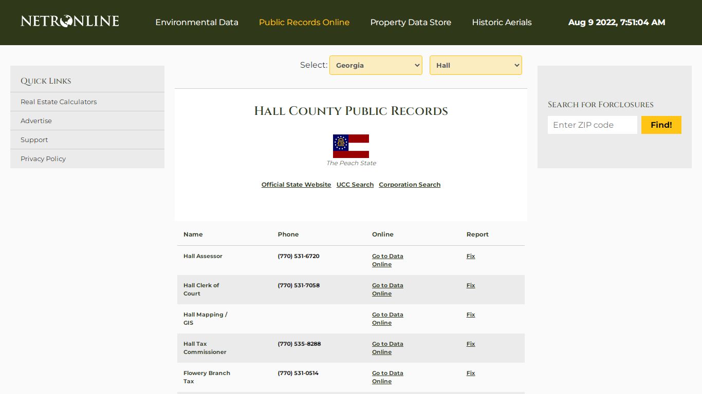 NETR Online • Hall • Hall Public Records, Search Hall ...